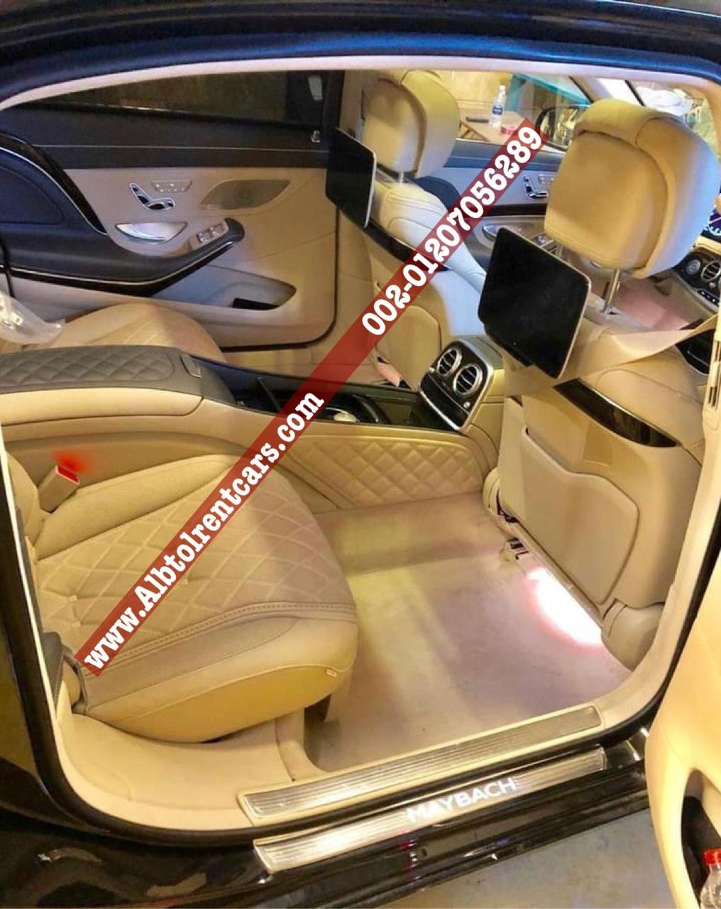 ايجار ليموزين مرسيدس 2021 مع السواق 