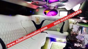 ايجار كرايسلر ليموزين - ايجار سيارات زفاف طويلة 12 متر